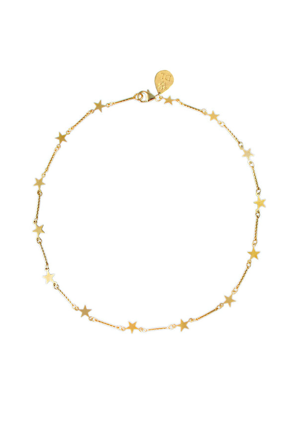 Gold Star Chain Necklace