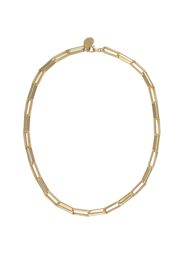 Thick Link Golden Chain Necklace