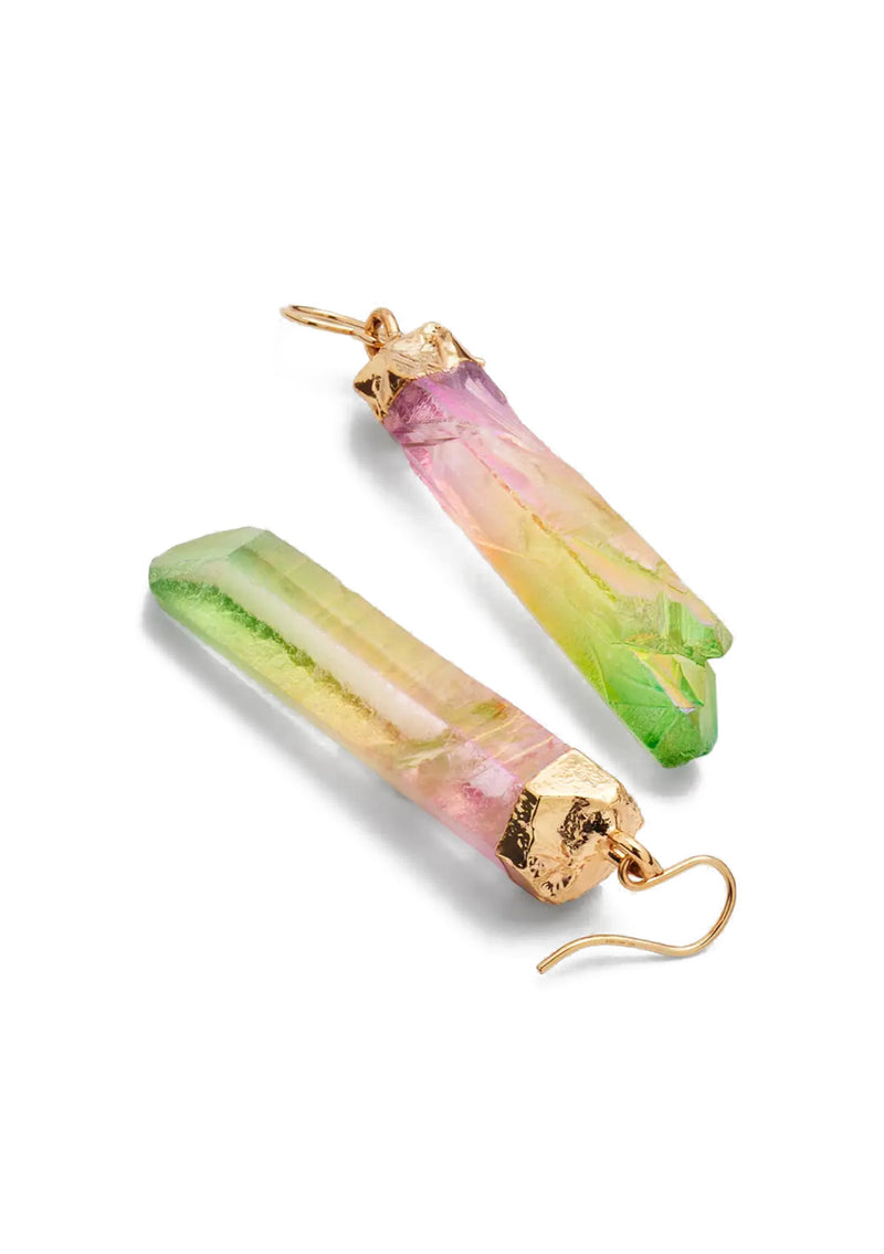 Iridescent Rainbow Crystal Earrings