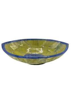 Green Jade and Blue Lapis Bowl