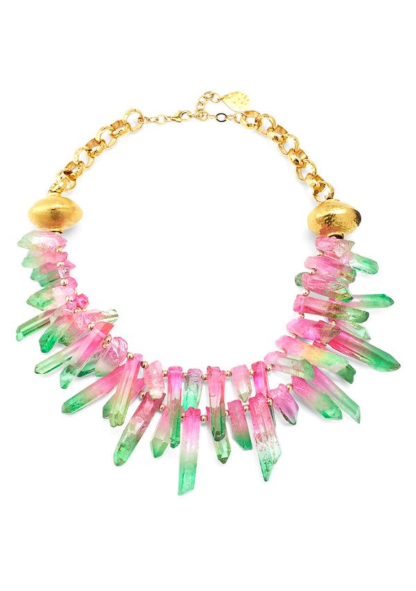 Watermelon Quartz Necklace