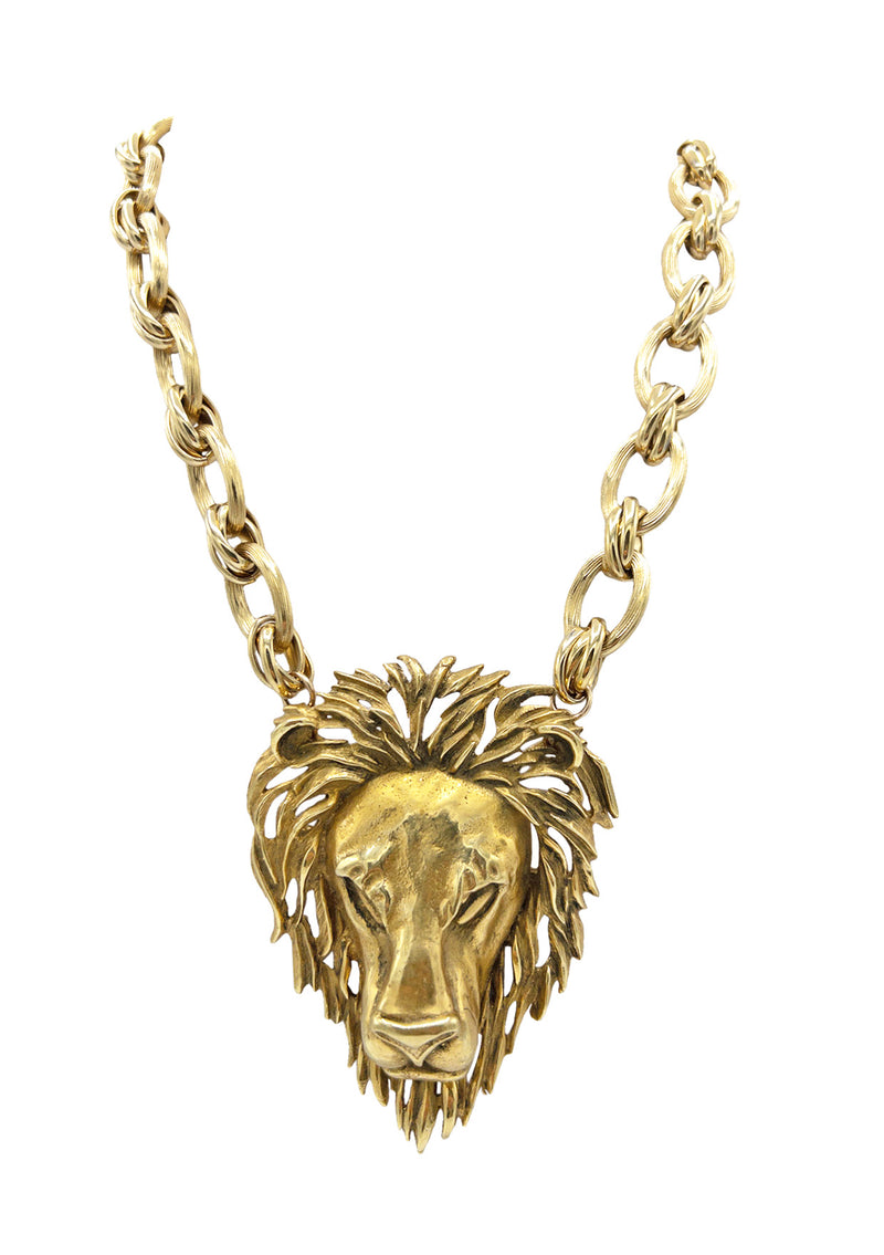 Lion Pendant Necklace
