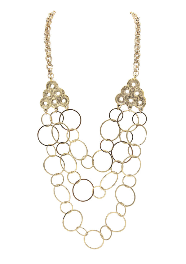 Multi-Strand Chain Necklace