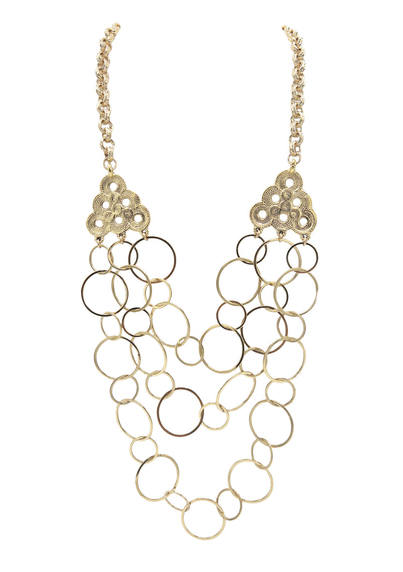 Multi-Strand Chain Necklace