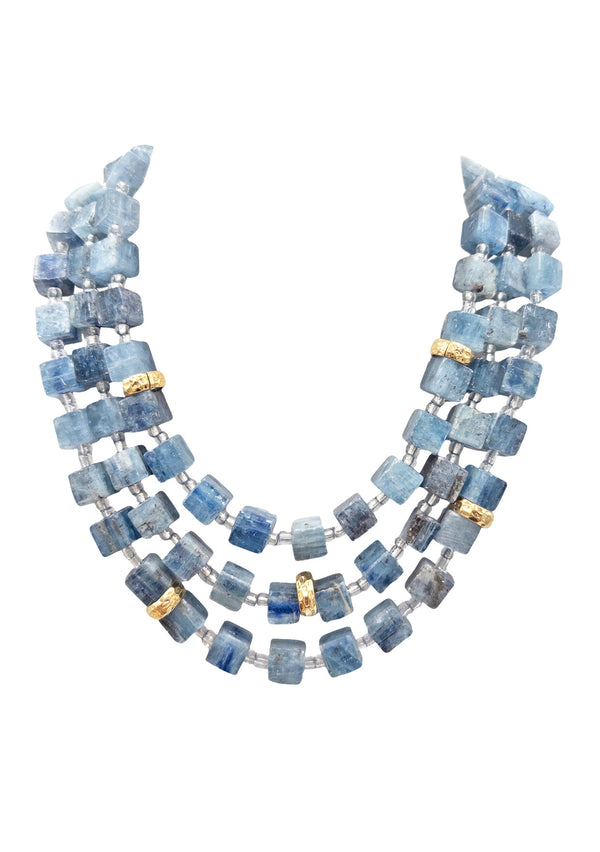 Blue Kyanite Multistrand Necklace