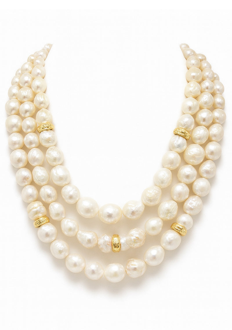 Multi Strand Pearl Necklace