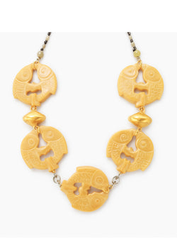 Jade Gold Accent Necklace