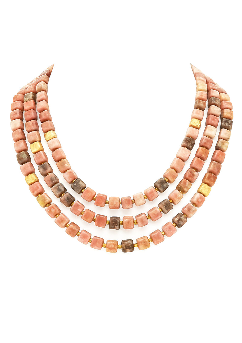 Red Jasper Multistrand Necklace