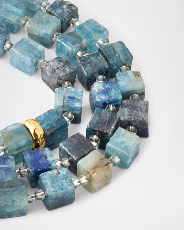 Blue Kyanite Multistrand Necklace