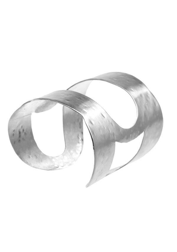 Hammered Open Style Cuff