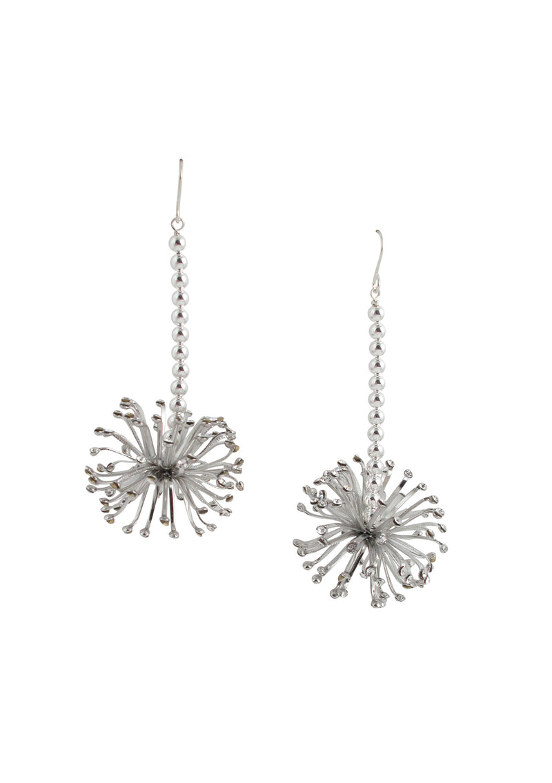 Crystal Burst Drop Earrings