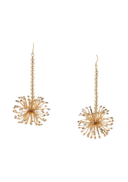 Crystal Burst Drop Earrings