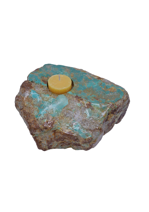 Turquoise Candle Holder