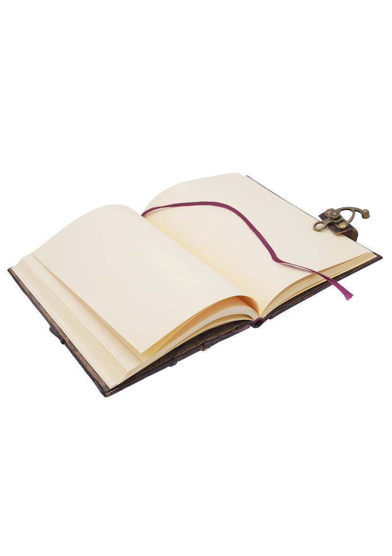 Raw Turquoise Colored Leather Journal