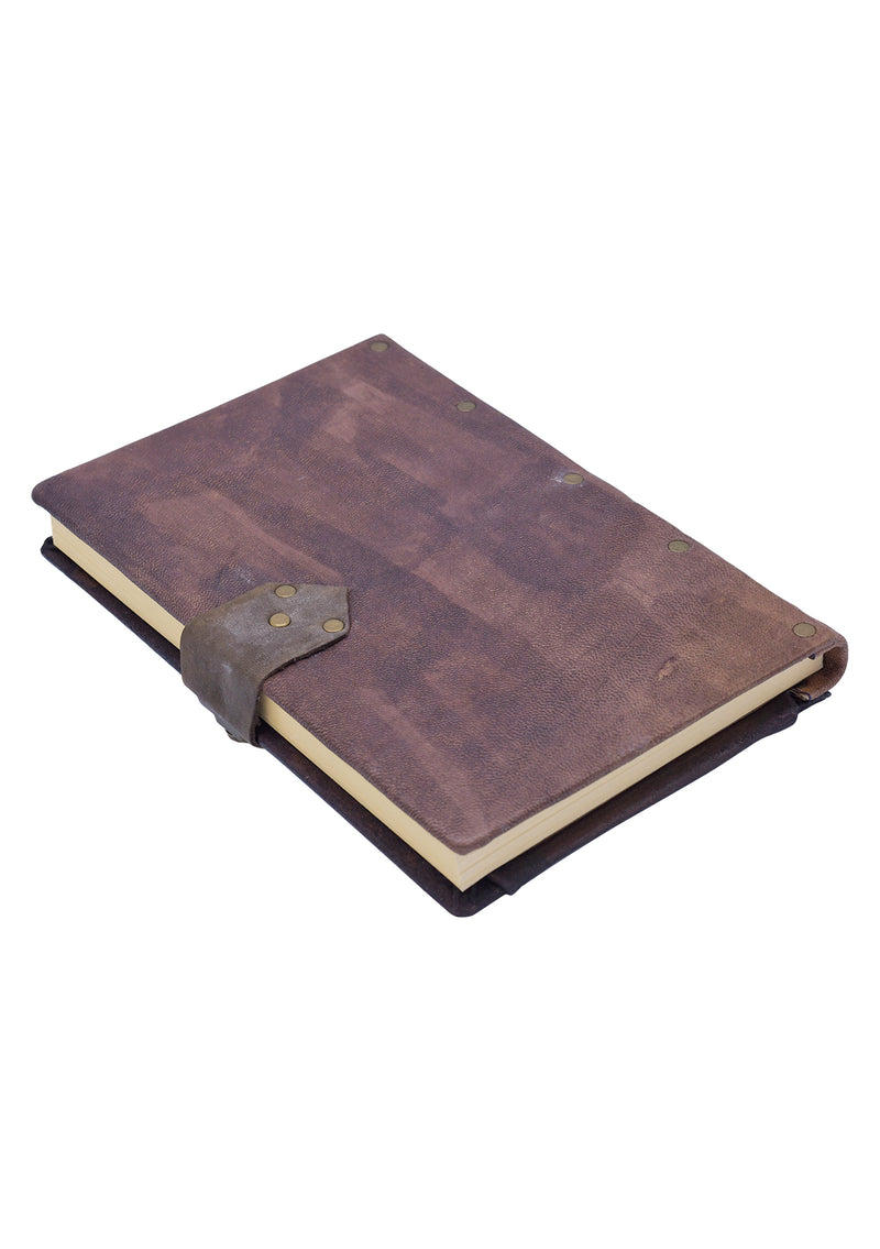 Brass Owl Leather Journal