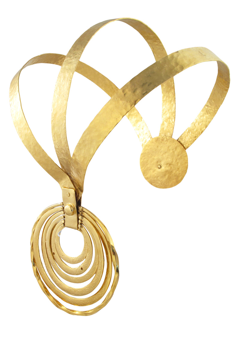 One of a Kind Gold Headpiece