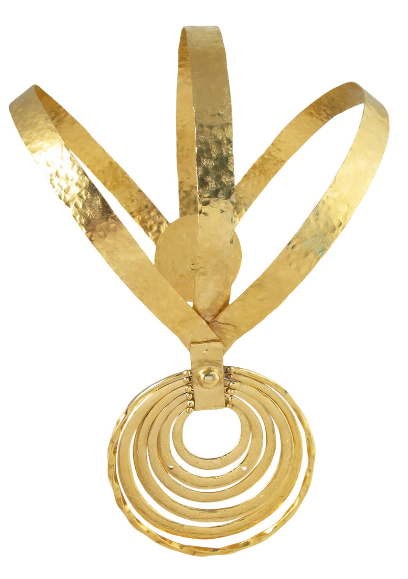 One of a Kind Gold Headpiece