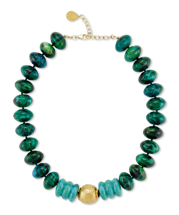 Chrysocolla Turquoise Necklace