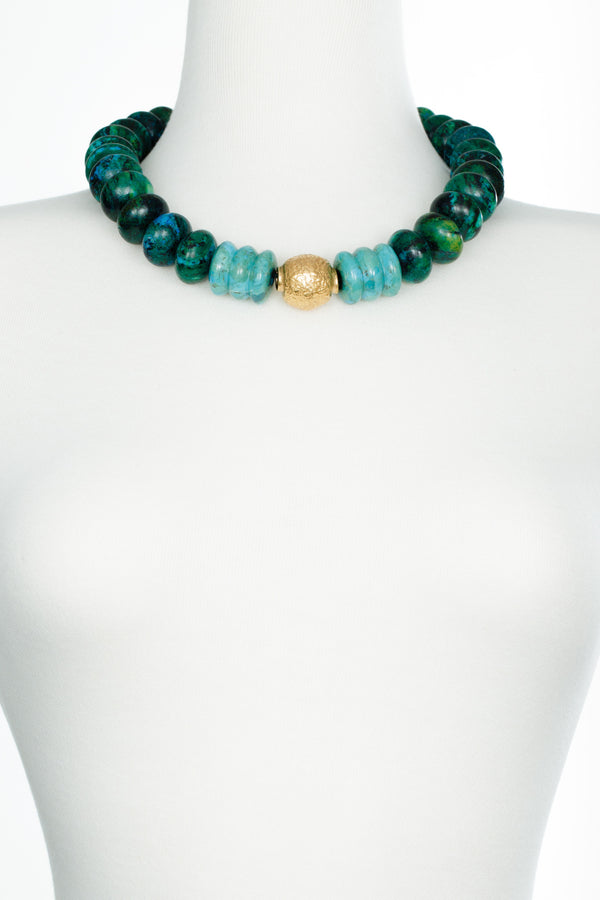 Chrysocolla Turquoise Necklace