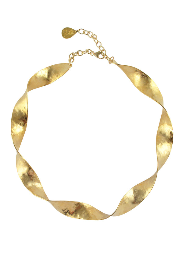 Twisted Gold Necklace