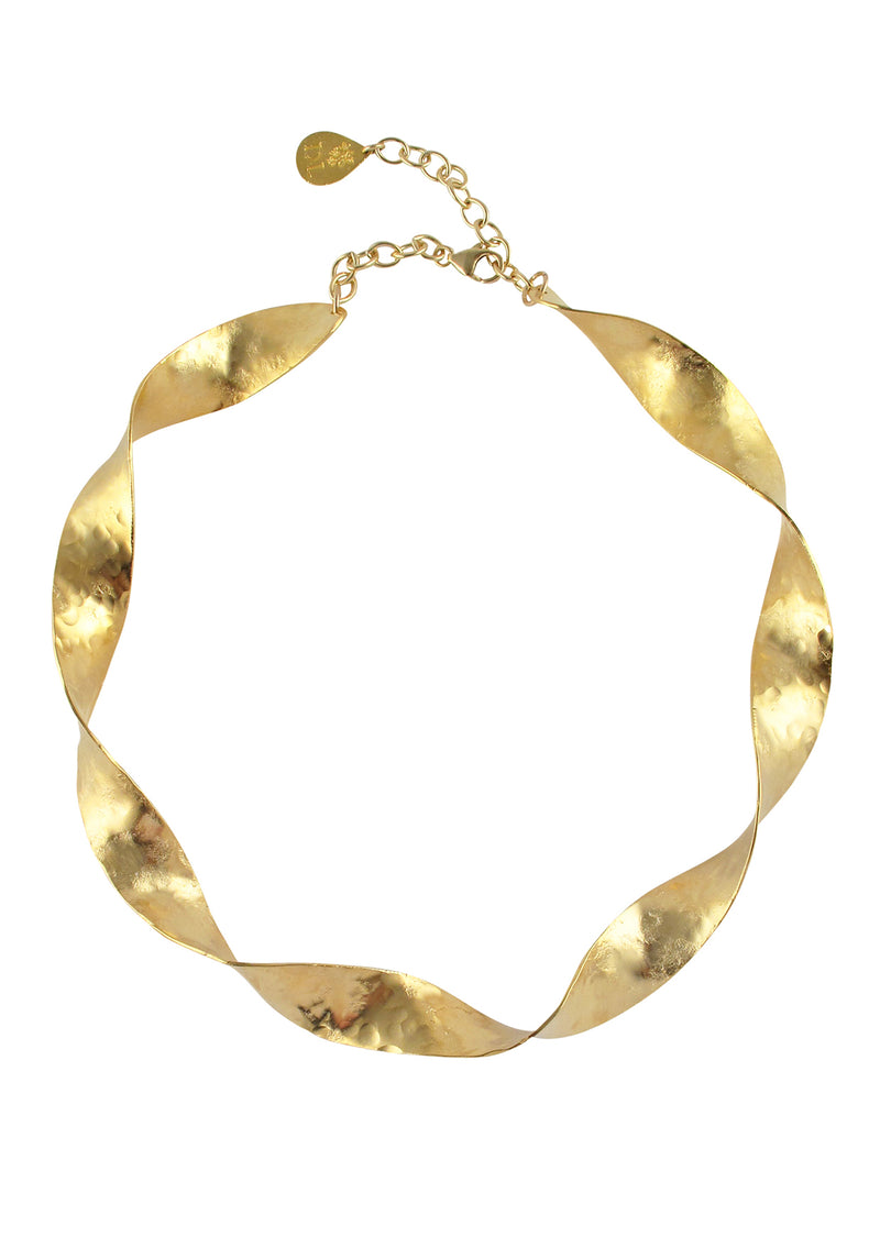 Twisted Gold Necklace