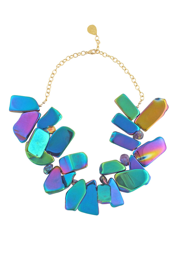 Up and Down Titanium Quartz Necklace