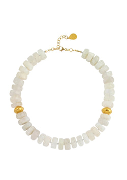 Moonstone Gold Accent Necklace