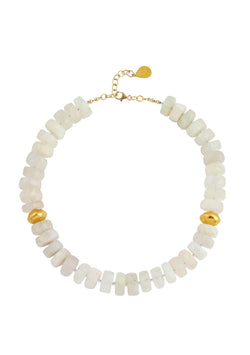 Moonstone Gold Accent Necklace