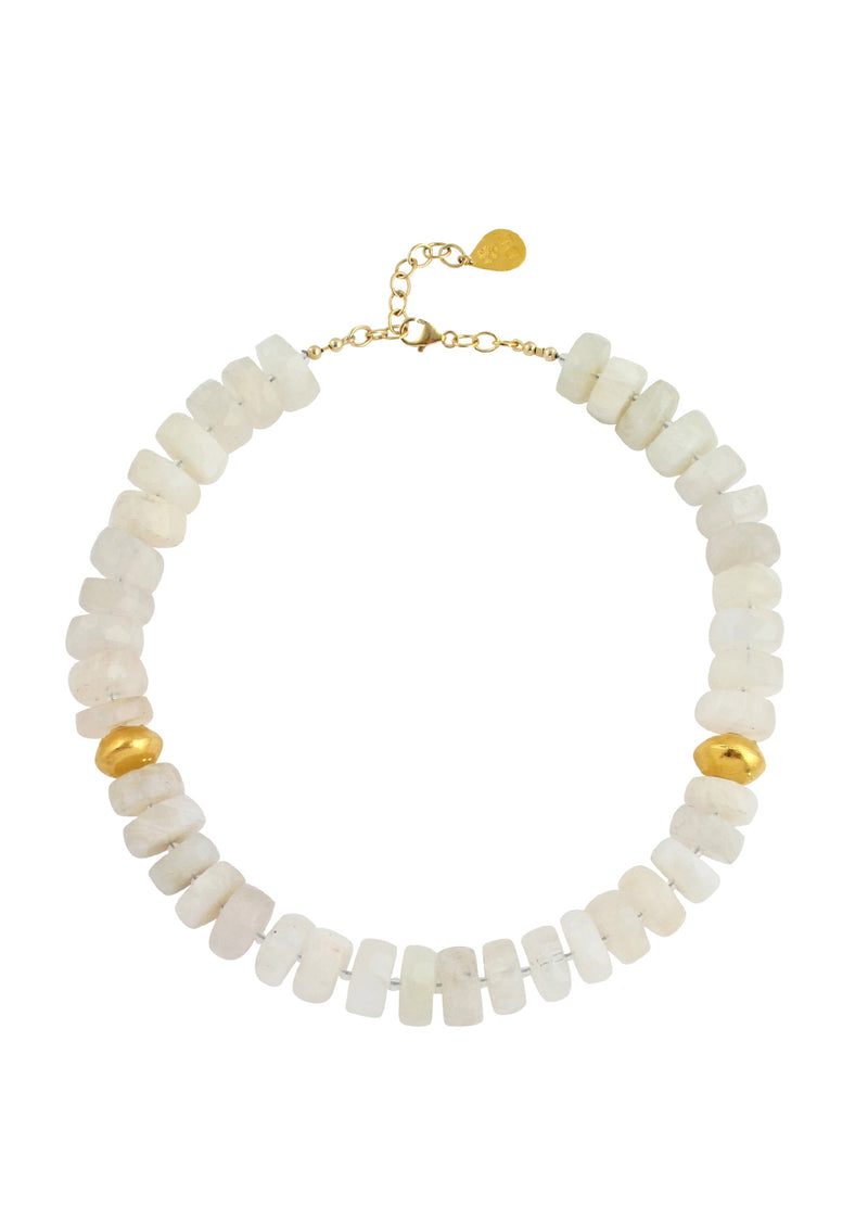 Moonstone Gold Accent Necklace