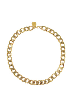 Thick Gold Link Chain Necklace