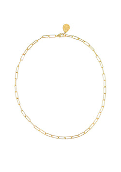 Small Gold Link Chain Necklace