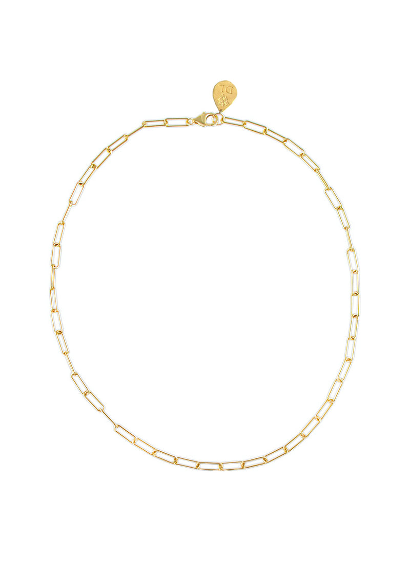 Small Gold Link Chain Necklace