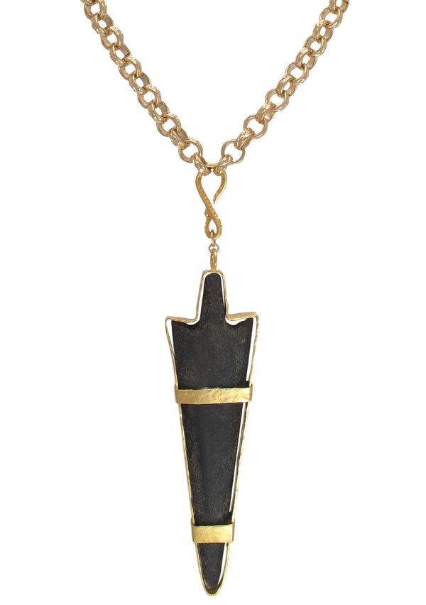 One of a Kind Arrowhead Pendant Necklace