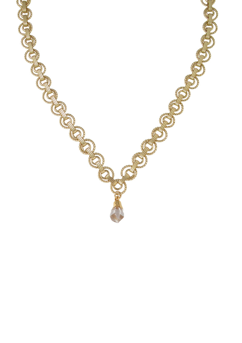 Herkimer Diamond Pendant Necklace