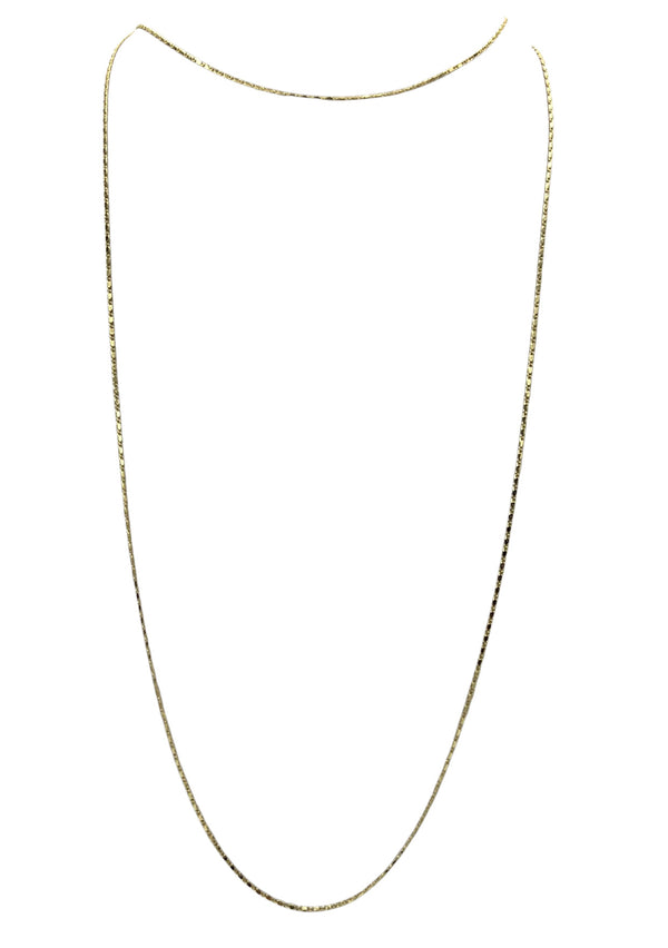 Gold Toned Chain Necklace