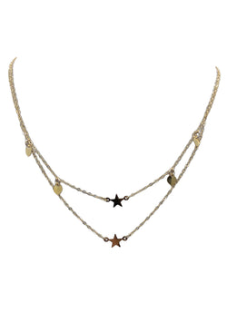 Star Charm Gold Chain Necklace