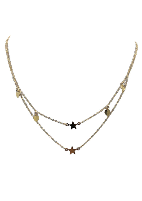 Star Charm Gold Chain Necklace