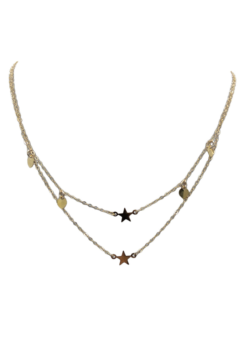 Star Charm Gold Chain Necklace