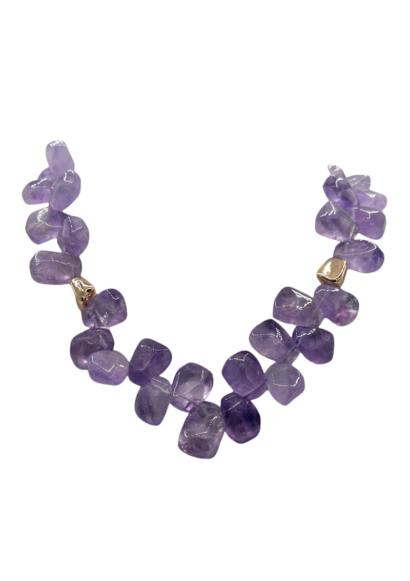 Up and Down Amethyst Necklace