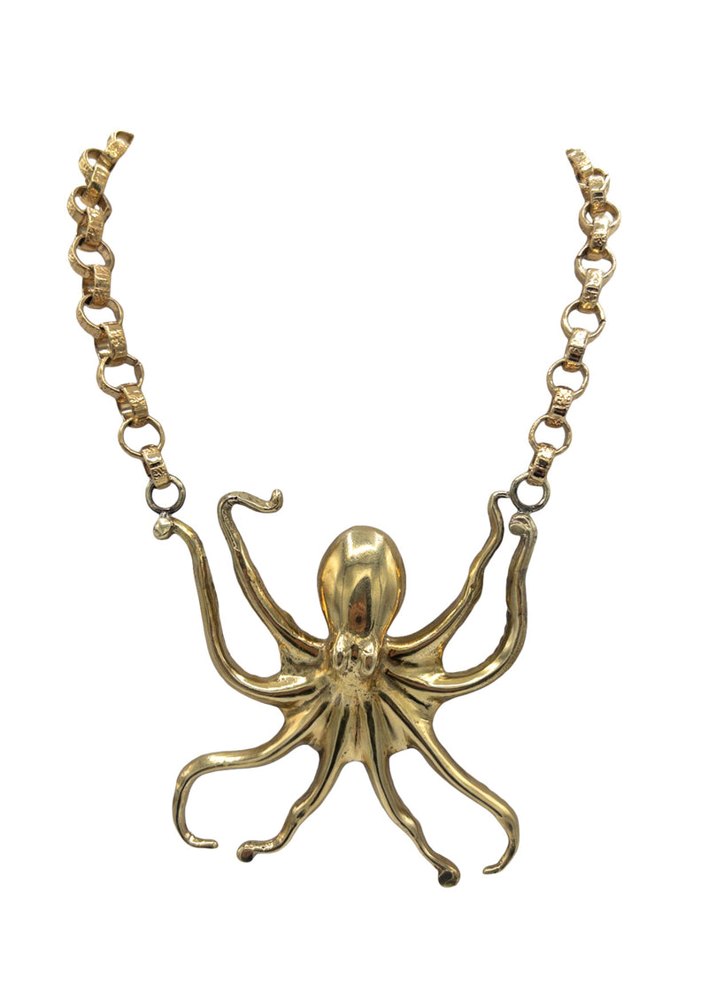 Octopus Pendant Necklace