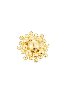 Gold Sunburst Statement Ring
