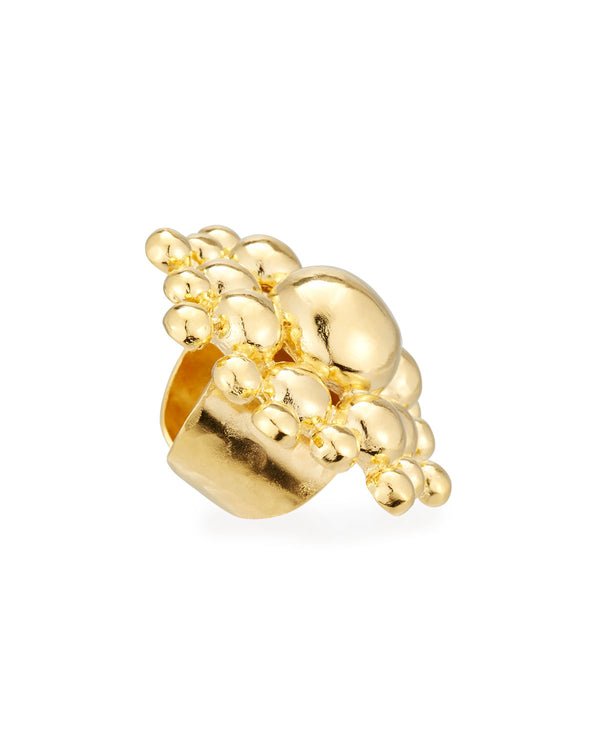 Gold Sunburst Statement Ring