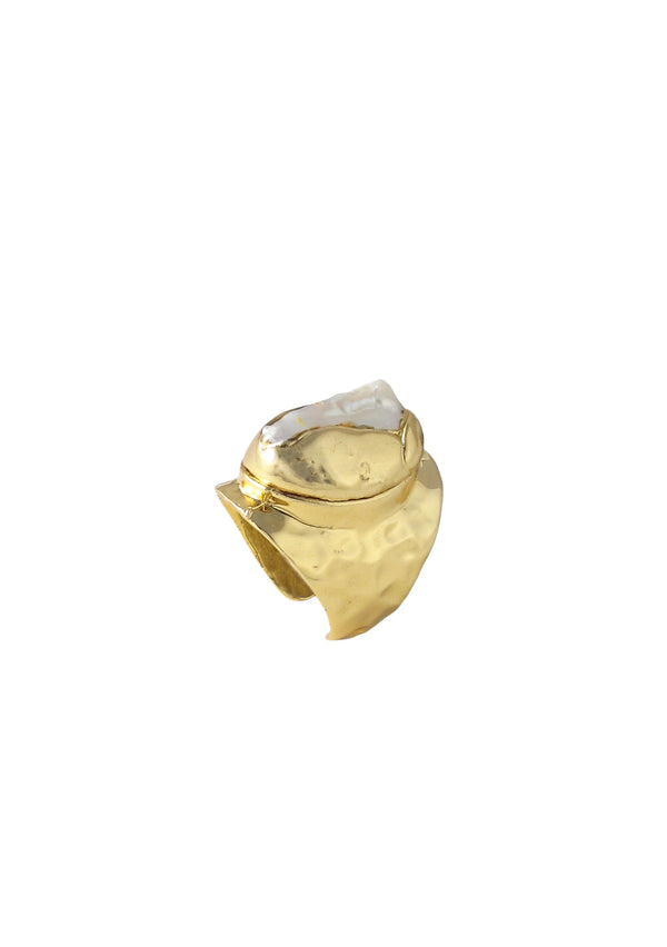 Freshwater Pearl Gold Ring