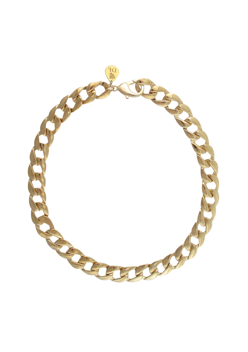 Gold Large Cuban Link Chain Necklace